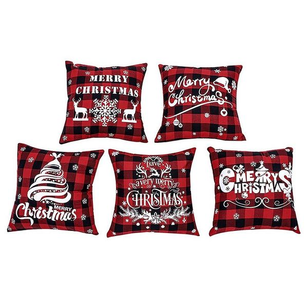 pillow case 5 pcs christmas throw covers daily decorations sofa cushion 
pillow case 5 pcs christmas throw covers daily decorations sofa cushion