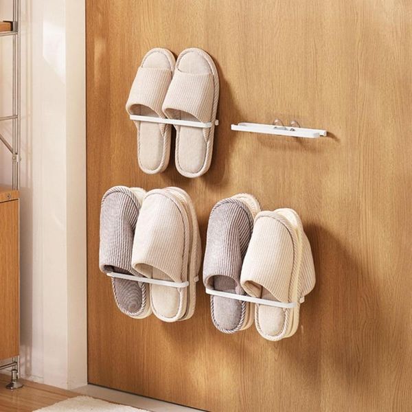 wall mounted shoe rack foldable shoes hanger slippers drain storage shelf hanging holder bathroom organizer clothing & wardrobe
wall mounted shoe rack foldable shoes hanger slippers drain storage shelf hanging holder bathroom organizer clothing & wardrobe