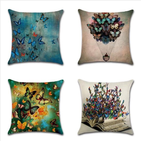 2pcs romantic beautiful pillow cover butterflies linen cushion for sofa seating living room home decor case cushion/decorative
2pcs romantic beautiful pillow cover butterflies linen cushion for sofa seating living room home decor case cushion/decorative
