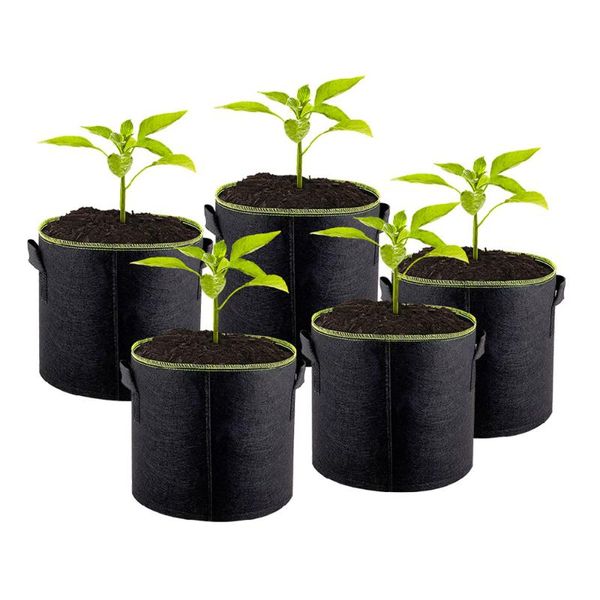 planters & pots 5pcs 5/7 /10 gallon grow bags felt bag gardening fabric pot vegetable growing planter garden flower planting
planters & pots 5pcs 5/7 /10 gallon grow bags felt bag gardening fabric pot vegetable growing planter garden flower planting