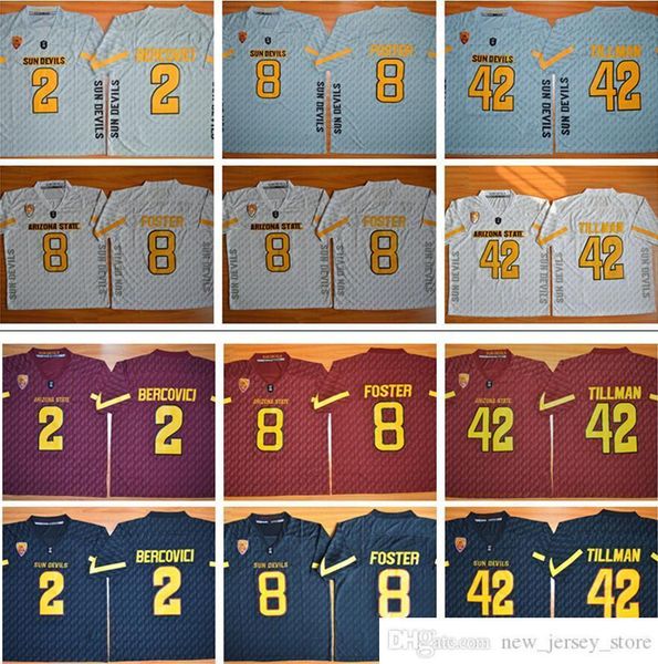 arizona state sun devils american college football wear 2 mike bercovici jerseys 8 d.j. foster 42 pat tillman black white red asu jersey sti
arizona state sun devils american college football wear 2 mike bercovici jerseys 8 d.j. foster 42 pat tillman black white red asu jersey sti