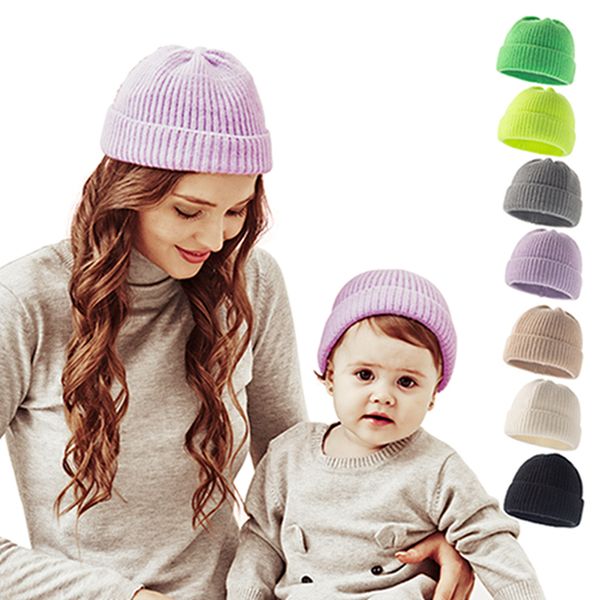 soft skin-friendly warm parent-child hats set toddler solid color knitting cap newborn headwear clothing decoration holiday gift, Yellow
soft skin-friendly warm parent-child hats set toddler solid color knitting cap newborn headwear clothing decoration holiday gift, Yellow