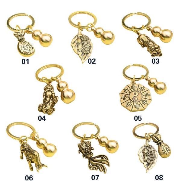 keychains leaf keychain brass gourd pendant chinese styles keyring good soild wealth success jewelry gift for friend, Silver
keychains leaf keychain brass gourd pendant chinese styles keyring good soild wealth success jewelry gift for friend, Silver