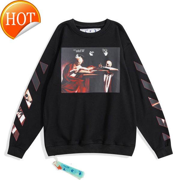 skeleton off religious oil chaopai painting arrstyle printed sweater style loose round neck men and women lovers bottomed shirt, Black
skeleton off religious oil chaopai painting arrstyle printed sweater style loose round neck men and women lovers bottomed shirt, Black
