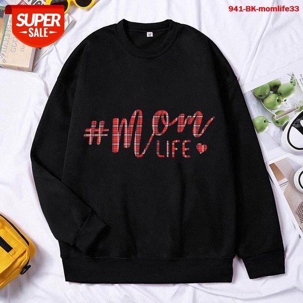 mom life pattern heat transfer black round neck sweater sports collarless daily casual plus velvet pullover #108x
mom life pattern heat transfer black round neck sweater sports collarless daily casual plus velvet pullover #108x