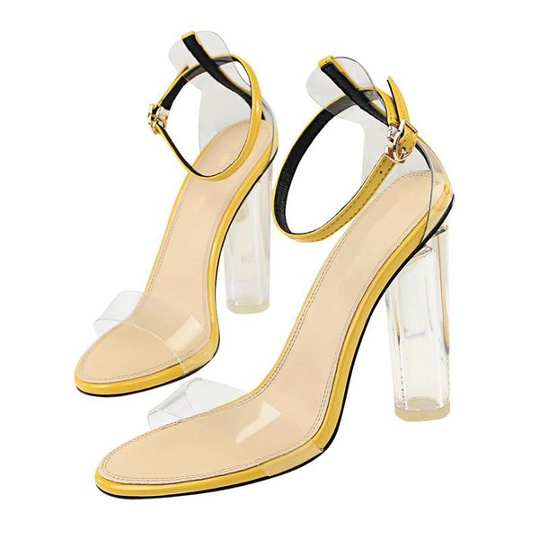 european & american style summer open toe women's fashion shoes party concise transparent high heels 11.5cm sandals, Black
european & american style summer open toe women's fashion shoes party concise transparent high heels 11.5cm sandals, Black