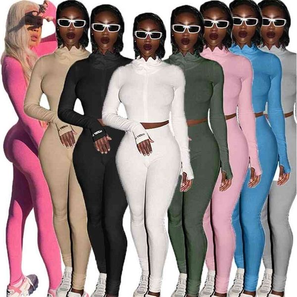 spring women pink sport-fitness 2 two piece set outfits long sleeve crop tshirt leggings pants bodycon tracksuit 210530, White
spring women pink sport-fitness 2 two piece set outfits long sleeve crop tshirt leggings pants bodycon tracksuit 210530, White