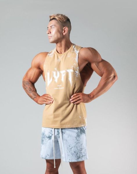 men' tank men fitness summer bodybuilding vest 3d printing sleeveless muscle breathable male tankgyms clothing, White;black