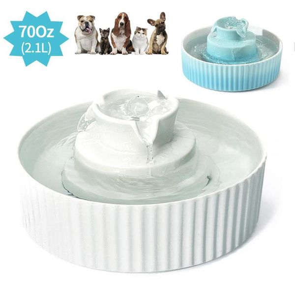 cat bowls & feeders 2.1l ceramic pet drinking fountain water fountains smooth non-toxic dispenser with filters for feeder supplie
cat bowls & feeders 2.1l ceramic pet drinking fountain water fountains smooth non-toxic dispenser with filters for feeder supplie