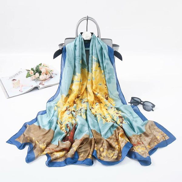 scarves smooth silk scarf for women floral print elegant pashmina scarfs female foulard hijab luxury shawls beach lady stoles, Blue;gray
scarves smooth silk scarf for women floral print elegant pashmina scarfs female foulard hijab luxury shawls beach lady stoles, Blue;gray