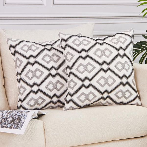 cushion/decorative pillow canvas cushion cover geometric case throw embroidery home decoration for sofa living room gray 1pc 45x45cm
cushion/decorative pillow canvas cushion cover geometric case throw embroidery home decoration for sofa living room gray 1pc 45x45cm