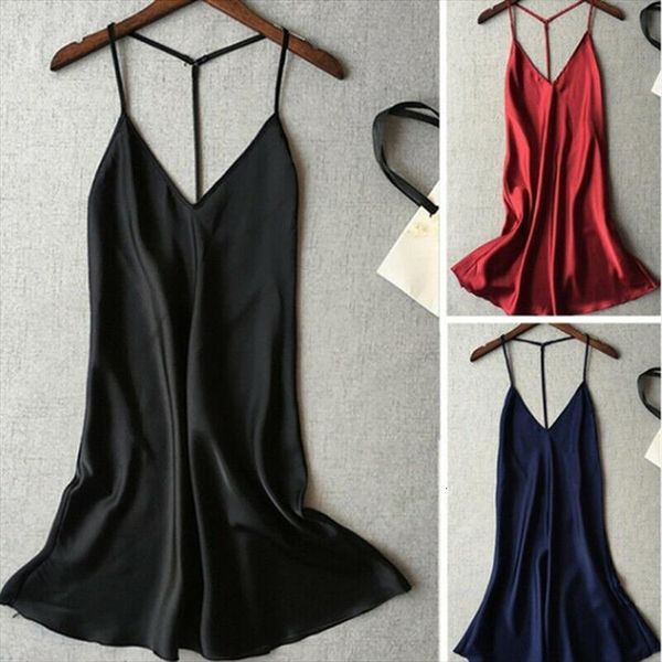 silk satin night women sleepwear dress sleeveless nighties v neck nightwear for nightgown nightdress, Black;red
silk satin night women sleepwear dress sleeveless nighties v neck nightwear for nightgown nightdress, Black;red