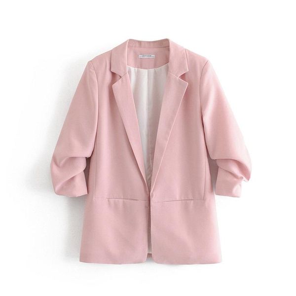 women's suits & blazers small suit jacket spring style ladies wild pleated ol temperament commuter seven-point sleeve straight, White;black
women's suits & blazers small suit jacket spring style ladies wild pleated ol temperament commuter seven-point sleeve straight, White;black