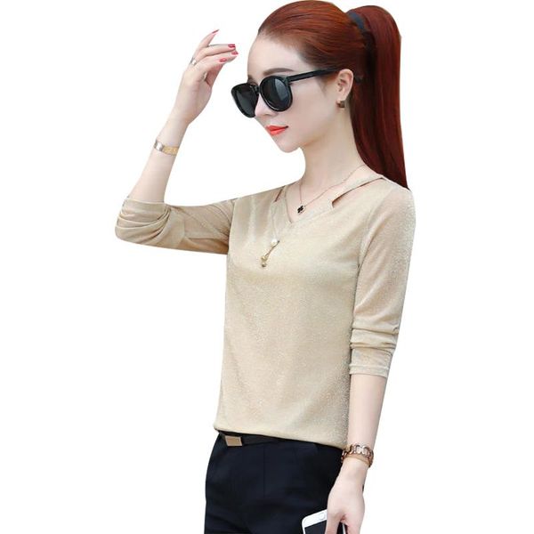 women's blouses & shirts fall lace loose elegant bright silk fashion v-neck slim casual dd8298, White
women's blouses & shirts fall lace loose elegant bright silk fashion v-neck slim casual dd8298, White