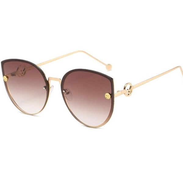 sunglasses women's oval cat eye lady metal rimless shades luxury female driving glasses zonnebril dames, White;black
sunglasses women's oval cat eye lady metal rimless shades luxury female driving glasses zonnebril dames, White;black