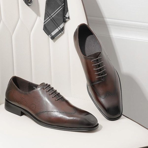 phenkang men genuine wingtip leather oxford pointed toe laces up oxfords dress brogues wedding business platform shoes 2021, Black
phenkang men genuine wingtip leather oxford pointed toe laces up oxfords dress brogues wedding business platform shoes 2021, Black