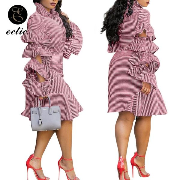 casual dresses flare sleeve dress layers drawstring front button sukienka elastic waist pinstripe cascading ruffle turndown collar women, Black;gray
casual dresses flare sleeve dress layers drawstring front button sukienka elastic waist pinstripe cascading ruffle turndown collar women, Black;gray