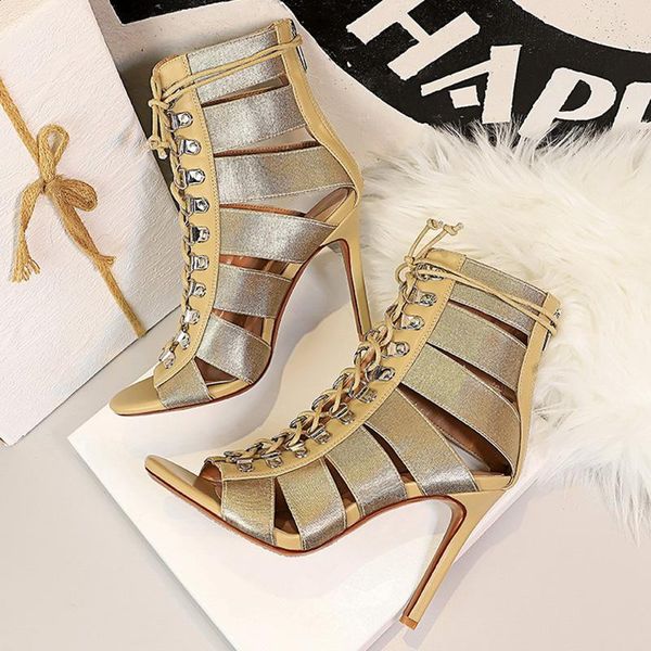 boots 2021 women fetish stripper sandals ankle 10cm high heels lace up gladiator peep toe summer gold silver quality shoes, Black
boots 2021 women fetish stripper sandals ankle 10cm high heels lace up gladiator peep toe summer gold silver quality shoes, Black