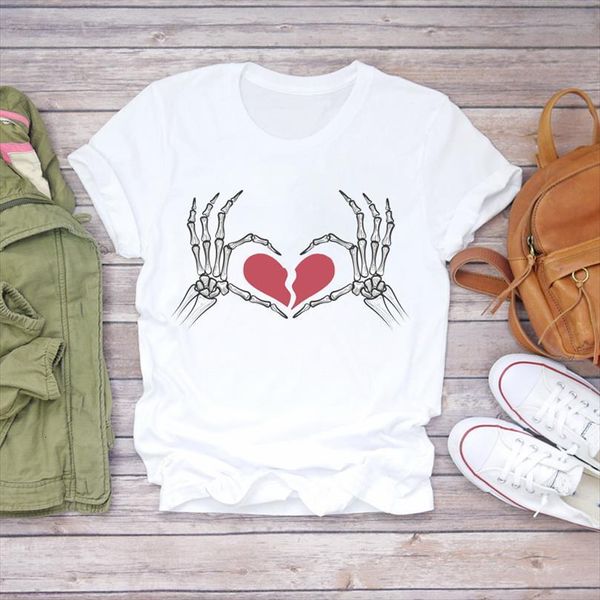 and women skull love men t shirts fashion casual womens 90s halloween fall autumn print lady graphic shirt female, White;black
and women skull love men t shirts fashion casual womens 90s halloween fall autumn print lady graphic shirt female, White;black