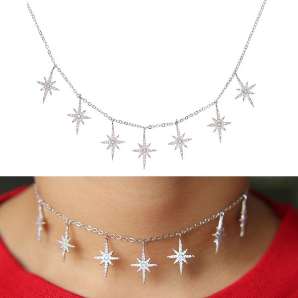 pendant dainty silver color chain tiny star choker neckla for women bijou neck snowflake cz charm boho layering chokers, Golden;silver
pendant dainty silver color chain tiny star choker neckla for women bijou neck snowflake cz charm boho layering chokers, Golden;silver