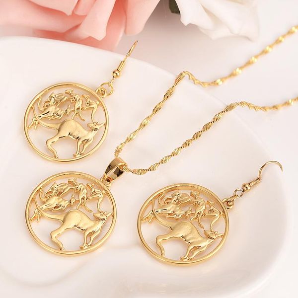 earrings & necklace arrival animal vintage kangaroo earring pendant australia gold jewelry sets gift for women girls, Silver
earrings & necklace arrival animal vintage kangaroo earring pendant australia gold jewelry sets gift for women girls, Silver