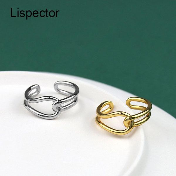 cluster rings lispector 925 sterling silver hollow geometric welding for women minimalist irregular twisted ring punk jewelry, Golden;silver
cluster rings lispector 925 sterling silver hollow geometric welding for women minimalist irregular twisted ring punk jewelry, Golden;silver
