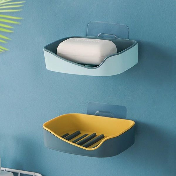 drainage soap holder wall mounted double layer demountable without drilling dish bathroom storage rack two color box dishes
drainage soap holder wall mounted double layer demountable without drilling dish bathroom storage rack two color box dishes