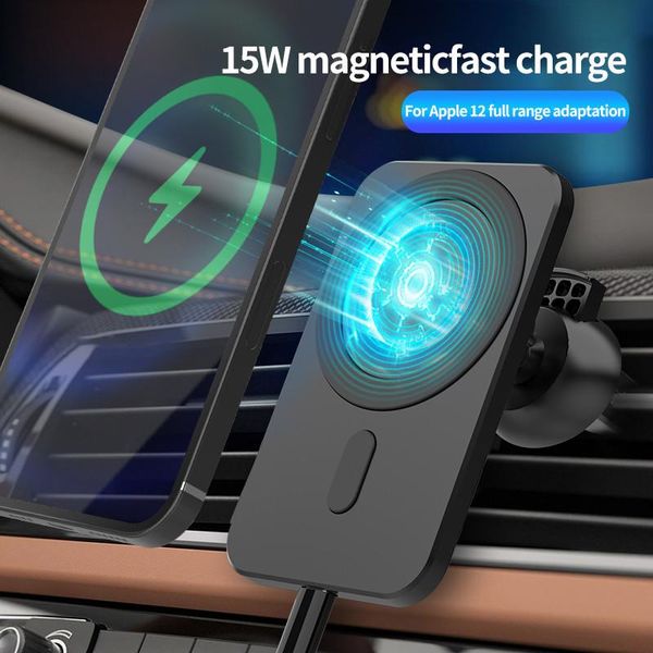 cell phone mounts & holders 15w magnetic wireless car charger mount for 12 pro max /12 mini magnet fast charging holder
cell phone mounts & holders 15w magnetic wireless car charger mount for 12 pro max /12 mini magnet fast charging holder