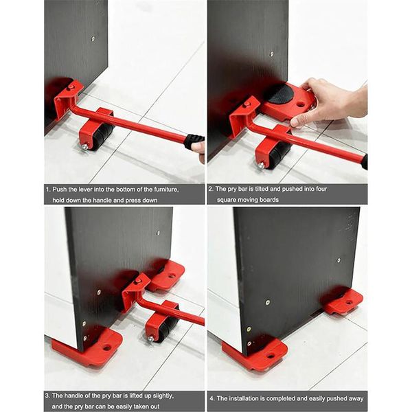 professional hand tool sets 5pcs furniture transport lifter set heavy stuffs moving tools wheel bar mover device 2021
professional hand tool sets 5pcs furniture transport lifter set heavy stuffs moving tools wheel bar mover device 2021