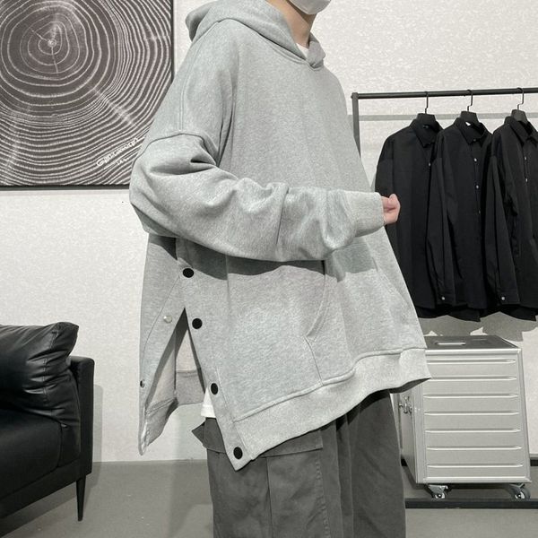 men's hoodies & sweatshirts korean cotton button hoodies casual male fashion with streetwear loose hip-hop hoodie men hjy3, Black
men's hoodies & sweatshirts korean cotton button hoodies casual male fashion with streetwear loose hip-hop hoodie men hjy3, Black