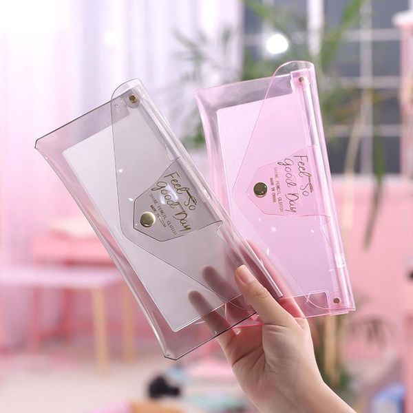 pencil bags creative simple student pvc fluorescent transparent case large capacity stationery box
pencil bags creative simple student pvc fluorescent transparent case large capacity stationery box