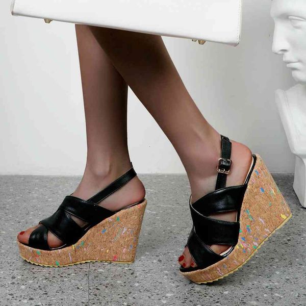 sandals the large size 43 female solid buckle slip on open toe shoes women wees concise casual rome sandals, Black
sandals the large size 43 female solid buckle slip on open toe shoes women wees concise casual rome sandals, Black
