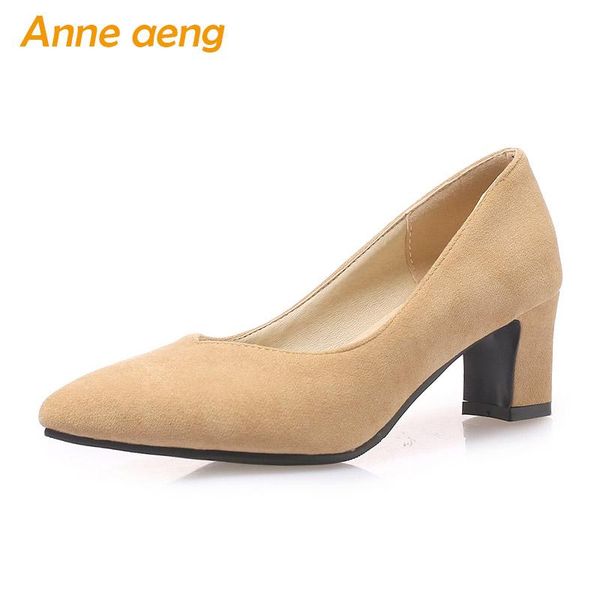 dress shoes 2021 spring/autumn women pumps middle square heel pointed toe shallow ladies apricot big size 33-46, Black
dress shoes 2021 spring/autumn women pumps middle square heel pointed toe shallow ladies apricot big size 33-46, Black