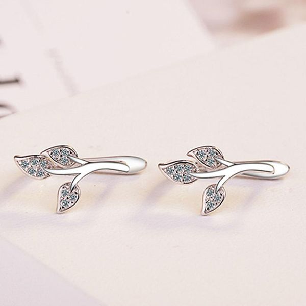 hoop & huggie zircon crystal willow leaves earrings geometric leaf for women small earring wedding earings fashion jewelry, Golden;silver
hoop & huggie zircon crystal willow leaves earrings geometric leaf for women small earring wedding earings fashion jewelry, Golden;silver