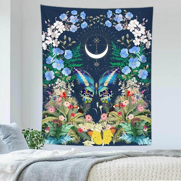 tapestries animal beauty butterfly flower tapestry wall hanging home room decor moon phase plant cloth pastoral carpet
tapestries animal beauty butterfly flower tapestry wall hanging home room decor moon phase plant cloth pastoral carpet