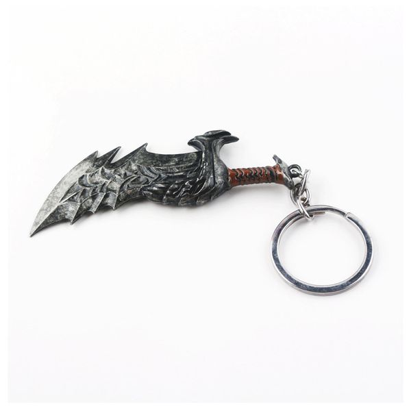 10pc fashion god of war 4 keychain kratos axe demon knife weapons model key chain chaveiro men cosplay keyring car accessory, Silver
10pc fashion god of war 4 keychain kratos axe demon knife weapons model key chain chaveiro men cosplay keyring car accessory, Silver