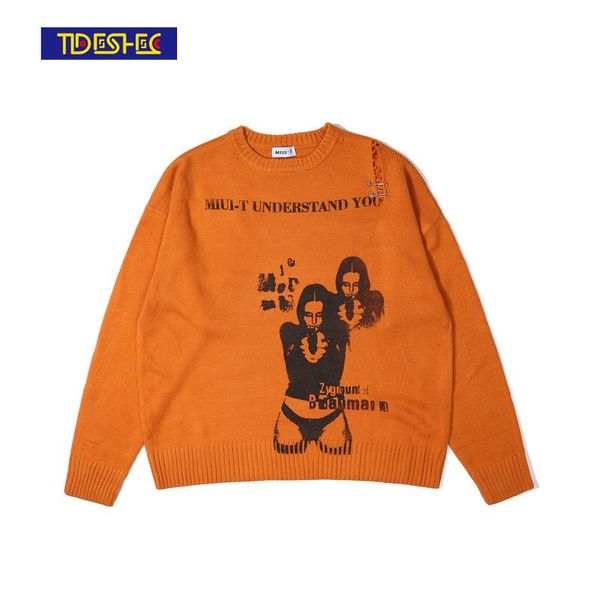 men's sweaters 2021 knitted sweater with guns female pattern gothic pullover men and women round neck autumn streetwear, White;black
men's sweaters 2021 knitted sweater with guns female pattern gothic pullover men and women round neck autumn streetwear, White;black