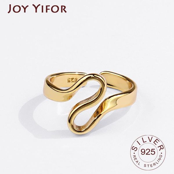 sterling silver rings for women curve line gold color wedding trendy jewelry large adjustable antique anillos cluster, Golden;silver
sterling silver rings for women curve line gold color wedding trendy jewelry large adjustable antique anillos cluster, Golden;silver