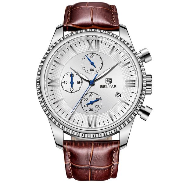 wristwatches 2021 mens watches male clocks date military clock leather strap quartz business men watch relogio masculino, Slivery;brown
wristwatches 2021 mens watches male clocks date military clock leather strap quartz business men watch relogio masculino, Slivery;brown