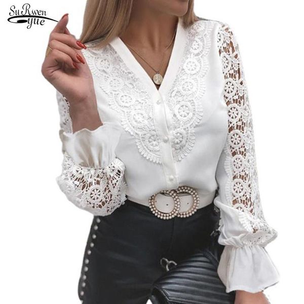 women's blouses & shirts long sleeve crew neck button mesh design blouse lace patchwork hollow out shirt spring fashion white vintage 1
women's blouses & shirts long sleeve crew neck button mesh design blouse lace patchwork hollow out shirt spring fashion white vintage 1