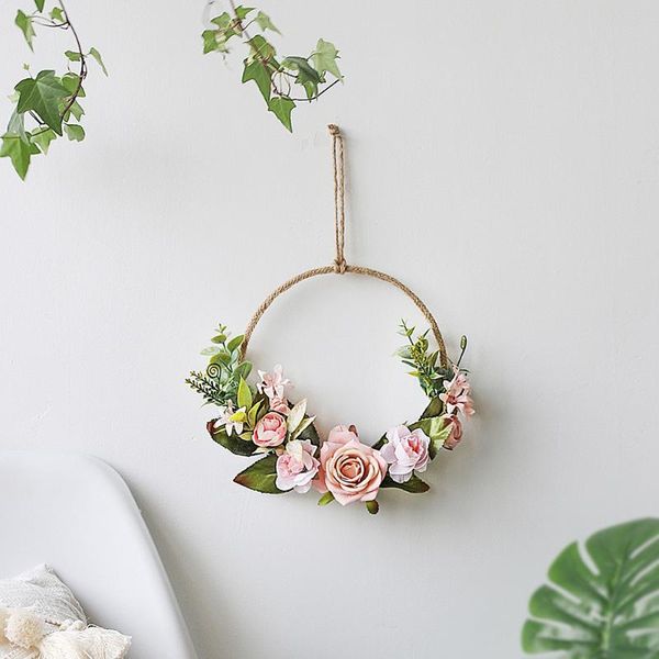 decorative objects & figurines artificial flower ring hand woven door hanging decoration wedding home living room bedroom wind chime
decorative objects & figurines artificial flower ring hand woven door hanging decoration wedding home living room bedroom wind chime