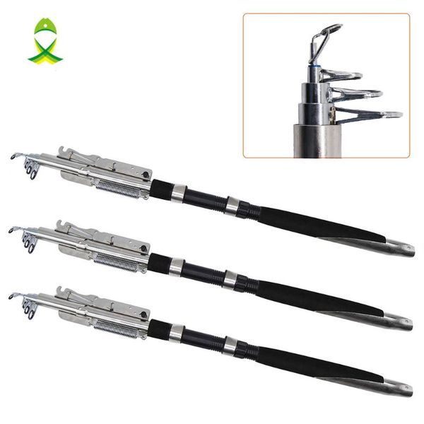 automatic fishing rod 1.8m 2.1m 2.4m stainless steel fish pole sea river lake casting without reel boat rods
automatic fishing rod 1.8m 2.1m 2.4m stainless steel fish pole sea river lake casting without reel boat rods