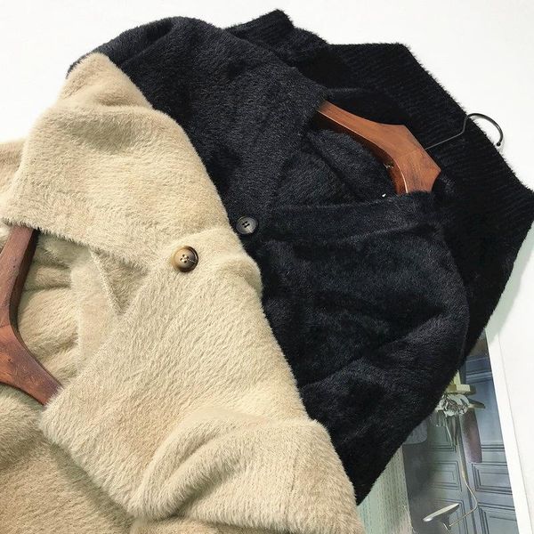 women's jackets imitation plush fleece mink jacket female autumn and winter, Black;brown
women's jackets imitation plush fleece mink jacket female autumn and winter, Black;brown