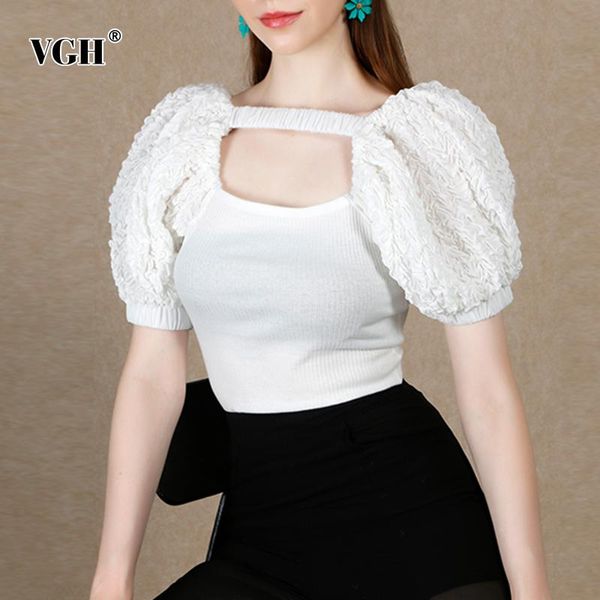 women's blouses & shirts vgh korean white cut out stretch slim female square collar puff short sleeve summer 2021 fashion clothing
women's blouses & shirts vgh korean white cut out stretch slim female square collar puff short sleeve summer 2021 fashion clothing