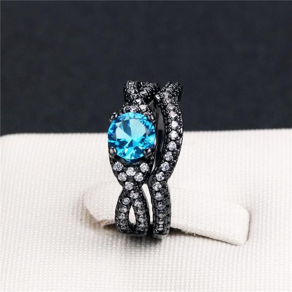 wedding rings vintage blue crystal double for women elephant natural rhinestone cz ring girl couples, Slivery;golden
wedding rings vintage blue crystal double for women elephant natural rhinestone cz ring girl couples, Slivery;golden