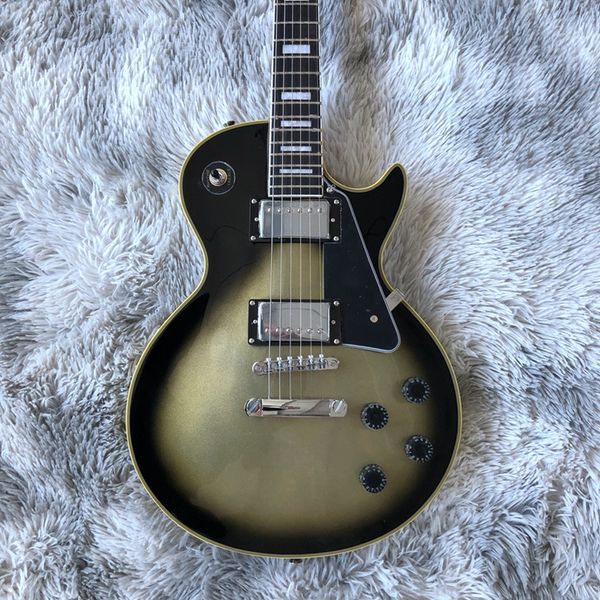 in stock2021 electric guitar,solid mahogany body silver burst , china custom shop made
in stock2021 electric guitar,solid mahogany body silver burst , china custom shop made
