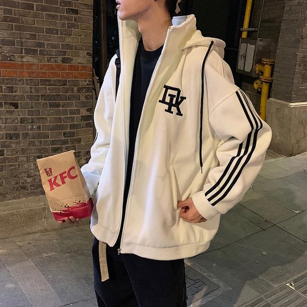 men's jackets spring and autumn coat korean fashion jacket hong kong style clothes loose sweater handsome brand, Black;brown
men's jackets spring and autumn coat korean fashion jacket hong kong style clothes loose sweater handsome brand, Black;brown