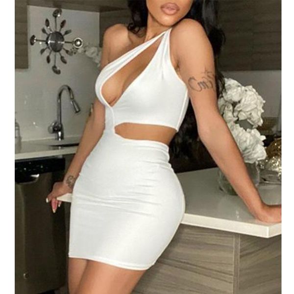 casual dresses donsignet women dress nightclub diagonal collar hollow out sleeveless summer 2021 fashion mini vestido feminino, Black;gray
casual dresses donsignet women dress nightclub diagonal collar hollow out sleeveless summer 2021 fashion mini vestido feminino, Black;gray
