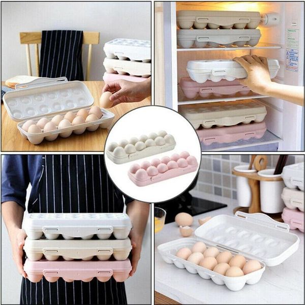 storage bottles & jars 2021 portable egg box shockproof plastic useful tools household holder refrigera o4x0
storage bottles & jars 2021 portable egg box shockproof plastic useful tools household holder refrigera o4x0