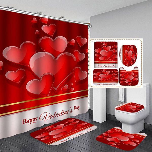 shower curtain 3d digital printing bathroom home el products 4-piece set beautiful decor valentine's day gifts curtains
shower curtain 3d digital printing bathroom home el products 4-piece set beautiful decor valentine's day gifts curtains